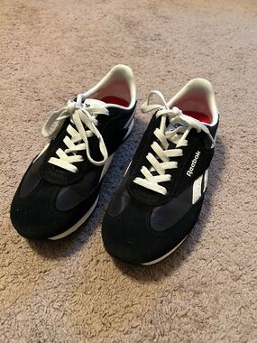 Reebok Women’s Black and White Retro Sneaker